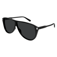 Occhiali da sole Saint Laurent Uomo SL 731 GASPAR002-BLACK-BLACK-BLACK65 - SL 731 GASPAR002-BLACK-BLACK-BLACK65